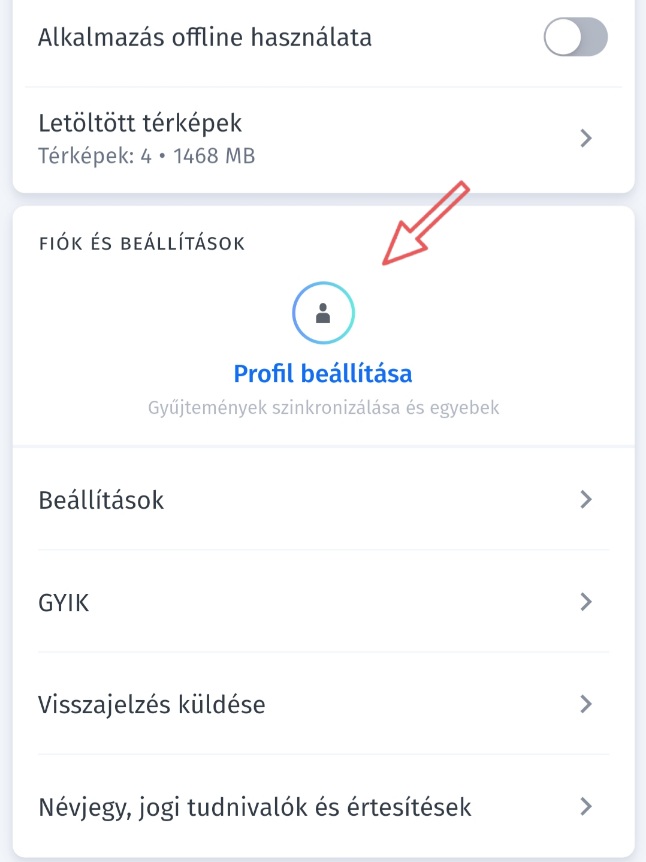 HERE fiók létrehozása